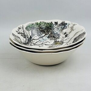J&G Meakin Welcome Home Coupe Cereal Soup Bowl Lot of 3 English‎ Staffordshire